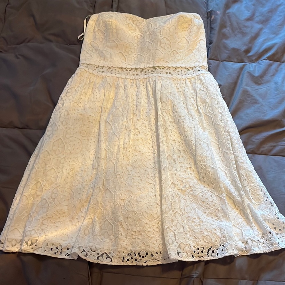 Lily Pulitzer strapless mini dress